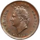 Great Britain. Penny, 1826 NGC MS63 BR