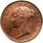 Great Britain. Half Penny, 1853 PCGS MS64 RD