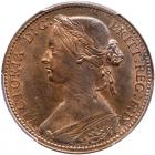 Great Britain. Penny, 1860 PCGS MS64 RB