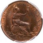 Great Britain. Halfpenny, 1875 PCGS MS64 BR - 2