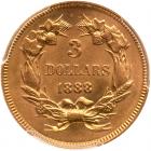 1888 $3 Gold - 2