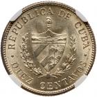 Cuba. 10 Centavos, 1915 NGC MS64