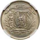 Dominican Republic. 5 Centavos, 1944 NGC MS66