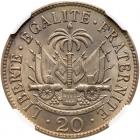 Haiti. 20 Centimes, 1907 NGC MS66 - 2