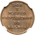 Panama. 2 1/2 Centesimos, 1929 NGC MS65 - 2