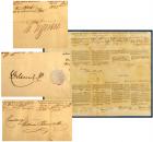 Jefferson, Thomas & James Madison -- Four-Language Ship's Passport