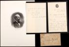 James A. Garfield Signature and Lucretia R. Garfield ALS on Mourning Stationery