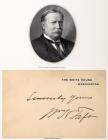 Taft, William H. - White House Card With Sentiment Signed as President
