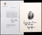 Johnson, Lyndon B. - Signed, Inscribed Engraving