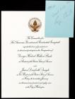 Bush, George H.W. and Dan Quayle, Plus Inauguration Invitation