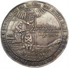 German States: Harz. Baptismal Taler, 1708-RB EF