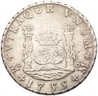 Mexico. 8 Reales, 1755-Mo MM About VF