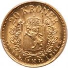 Norway. 20 Kroner, 1878 PCGS MS64 - 2