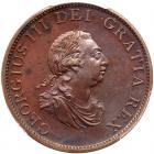 Great Britain. Proof Halfpenny, 1799 PCGS Proof 63