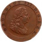 Great Britain. Bronzed Proof Halfpenny, 1797 PCGS PF64 BR