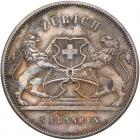 Switzerland. 5 Francs, 1859 EF to About Unc - 2