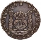Guatemala. 8 Reales, 1756- G J NGC VF35