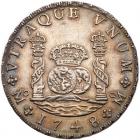 Mexico. 8 Reales, 1748-Mo MF EF to About Unc