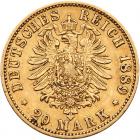 German States: Prussia. 20 Marks, 1889-A VF - 2