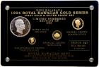 Hawaii. Royal Hawaiian Gold and Silver Proof Set, 1994 Choice Brilliant Proof