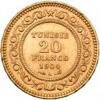 Tunisia. 20 Francs, 1904-A Unc - 2