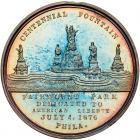 1876 U.S. Centennial Expo Silver Fountain Dollar. HK-69a PCGS MS63