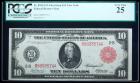 1914, $10 Federal Reserve Note. Red Seal, New York. PCGS Very Fine 25