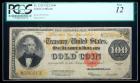 1922, $100 Gold Certificate. PCGS Fine 12 Apparent