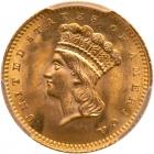 1862 $1 Gold Indian PCGS MS65