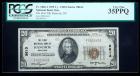 1929, $20 National Bank Note. The First NB, Hancock, NY. Charter #8613. PCGS Very Fine 35PPQ