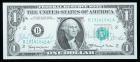 1963-A, $1 Federal Reserve Note. Courtesy Autographs. Choice CU.