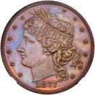 1877 Pattern Half Dollar. Copper, reeded edge. Judd-1525. Pollock-1691