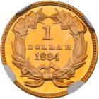 1884 $1 Gold Indian NGC PF68 CAM - 2