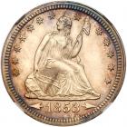 1853 Liberty Seated 25C. Arrows & Rays NGC MS66