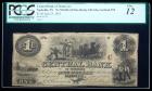 $1.00 June 25, 1855, Central Bank of Tennessee, Nashville, TN. PCGS Fine 12 Apparent