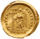 Aelia Eudocia. Gold Solidus (4.40 g), Augusta, AD 423-460 - 2