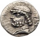 Parthian Kingdom. Phraates II. Silver Drachm (3.77 g), 132-127 BC EF