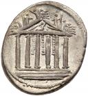 Petillius Capitolinus. Silver Denarius (3.50 g), 41 BC Choice VF - 2