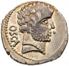 WITHDRAWN - Domitius Calvinus. Silver Denarius (3.85 g), Proconsul and Imperator in Spain 39-36 BC