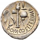 WITHDRAWN - Domitius Calvinus. Silver Denarius (3.85 g), Proconsul and Imperator in Spain 39-36 BC - 2