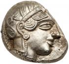 Attica, Athens. Silver Tetradrachm (17.17 g), ca. 454-404 BC Mint State