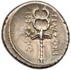 M. Plaetorius M.f. Cestianus. Silver Denarius (3.89 g), 67 BC Choice VF - 2