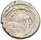 Albinus Bruti f. Silver Denarius (3.92 g), 48 BC VF - 2