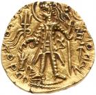 Kushan Empire. Shaka I. Gold Dinar (7.84 g), ca. AD 325-345 Choice VF - 2