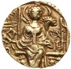 Kidarite Huns. Peroz. Gold Dinar (7.81 g), ca. AD 345-350 Choice VF