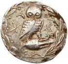 Attica, Athens. Silver Tetradrachm (16.68 g), ca. 168/5-42 BC VF - 2