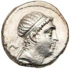 Baktrian Kingdom. Euthydemos I. Silver Tetradrachm (16.65 g), ca. 230-200 BC VF