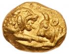 Lydian Kingdom. Kroisos, 561-546 BC. Gold 1/6 Stater (1.35g) Mint State