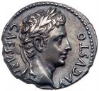 Augustus, 27 BC-14 AD. Silver Denarius (3.63g) Superb EF