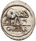 Julius Caesar, as Dictator, 49-44 BC. Silver Denarius (3.94g) Superb EF